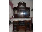 Victorian Parlour Cabinette Late Victorian Inlaid....